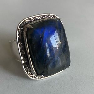 Laborite Sterling silver ring